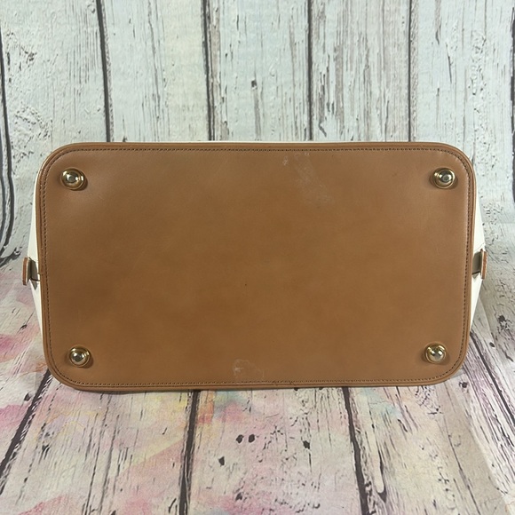 Brahmin Vivian Limelight La Scala Color Block Satchel - Picture 9 of 14